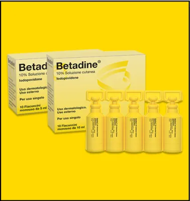 10% SOLUZIONE CUTANEA FLACONI MONODOSE 