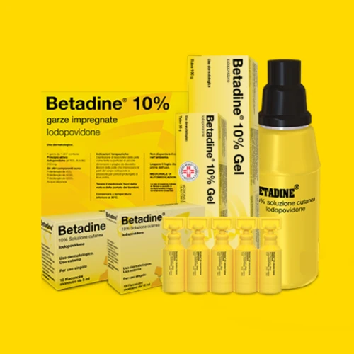 Betadine® per la disinfezione delle ferite 
